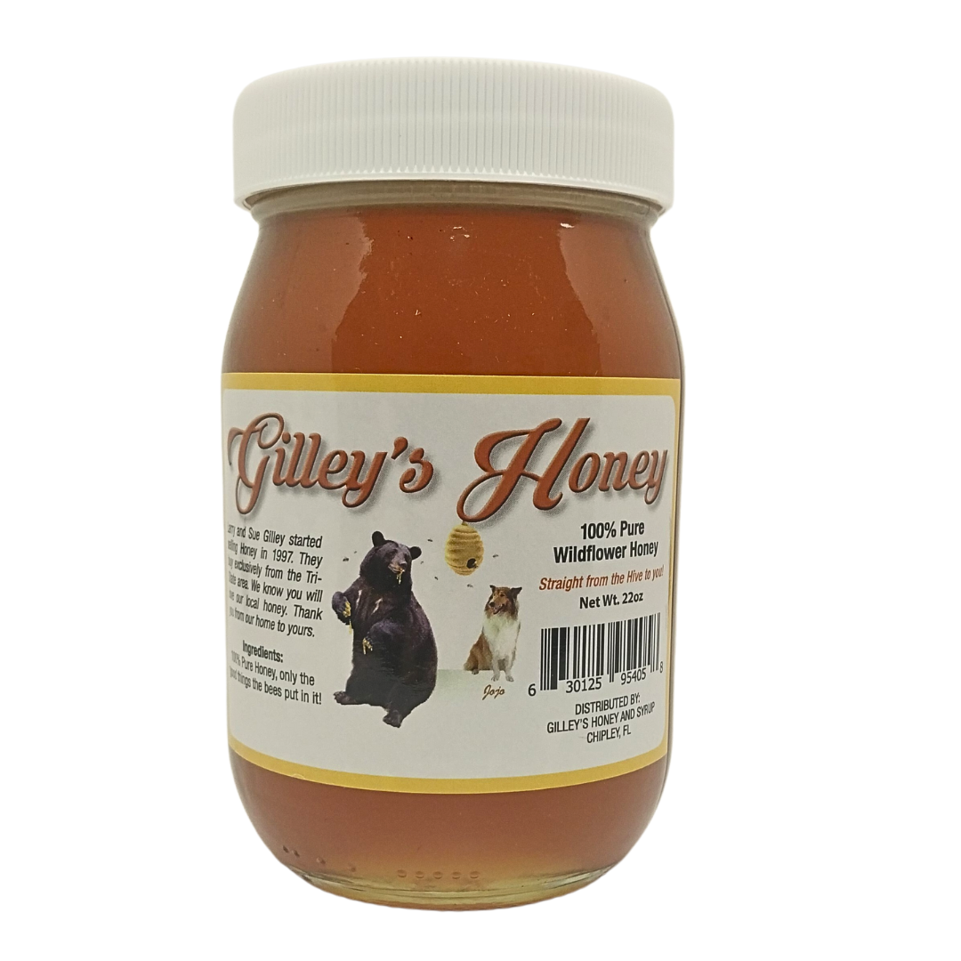 Gilley's 22oz Wildflower Honey