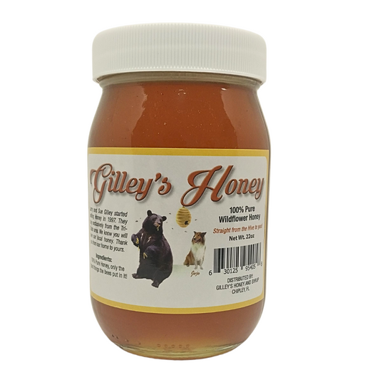 Gilley's 22oz Wildflower Honey