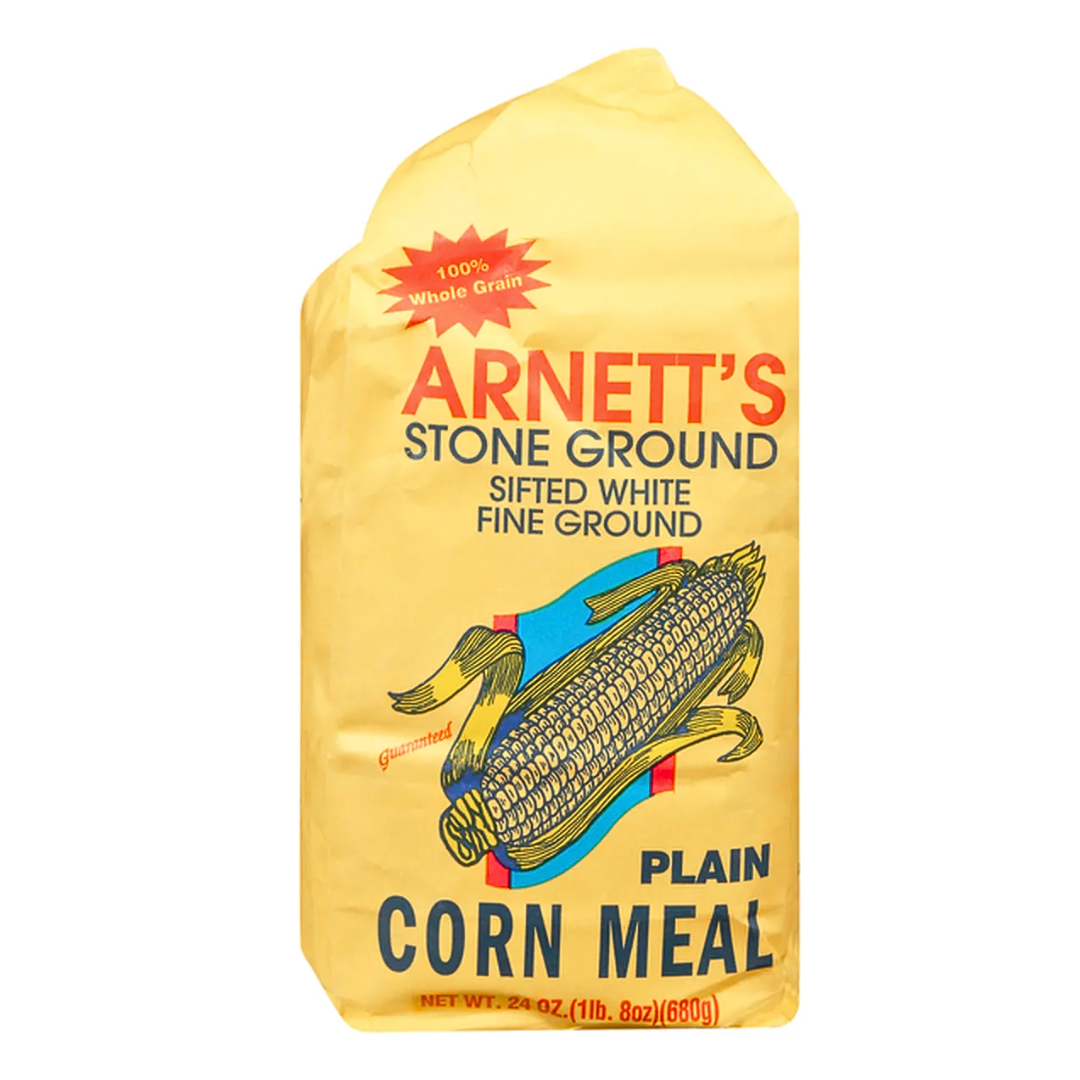 Arnetts Stone Ground Plain Corn Meal pack 1.5lb