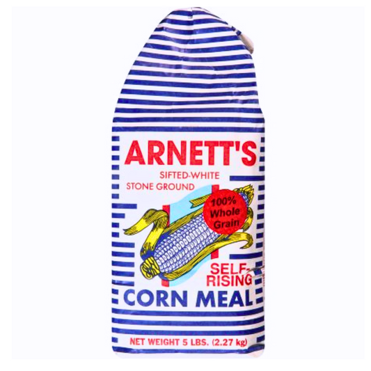 Arnetts Stone Ground White Self-Rising Corn Meal 5lb