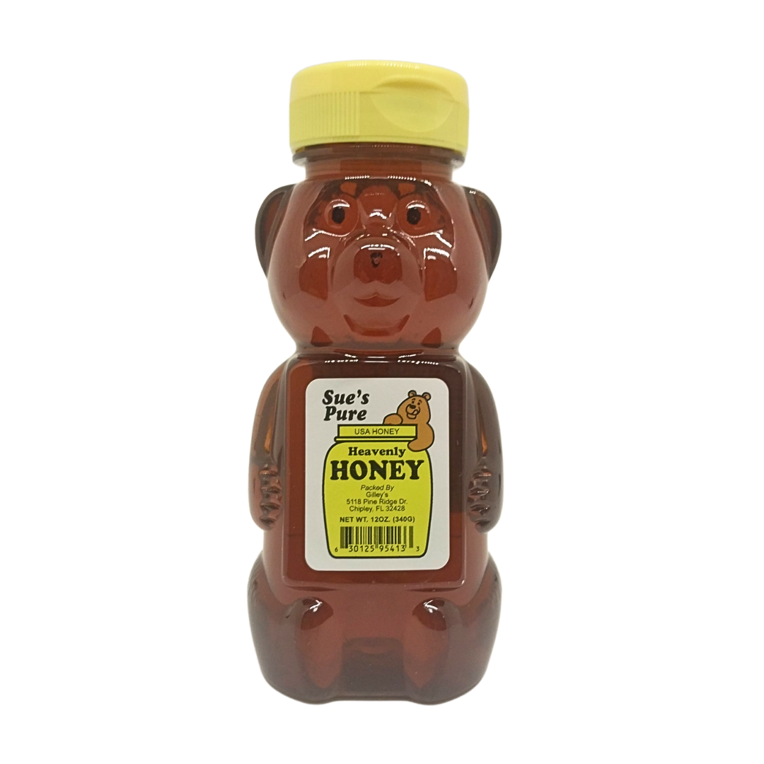 Sues 12oz Bear Honey