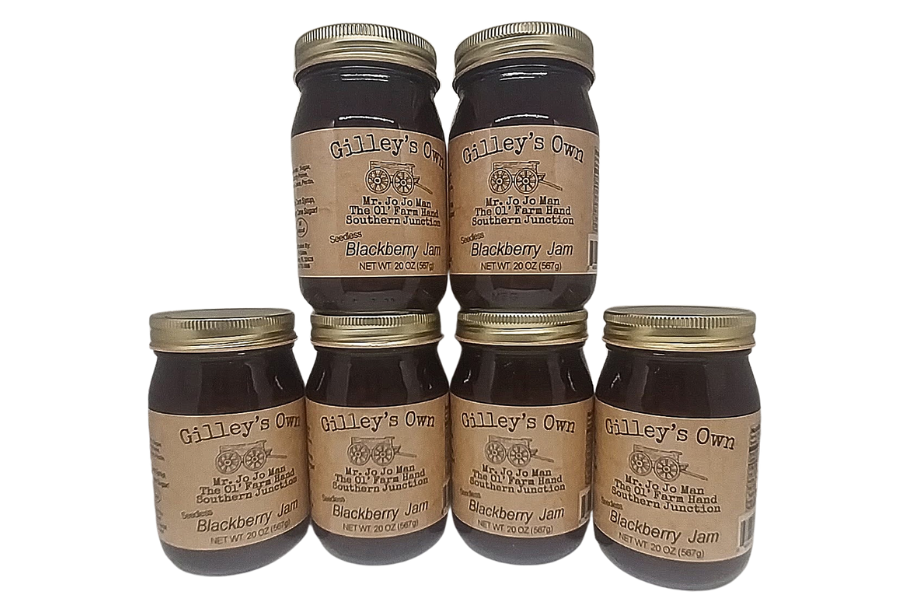Gilley's Own 20oz Seedless Blackberry Jam