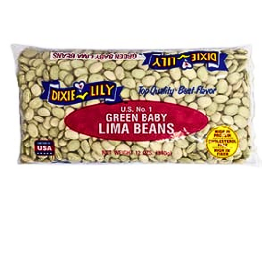 Dixie Lily Green Baby Lima Beans