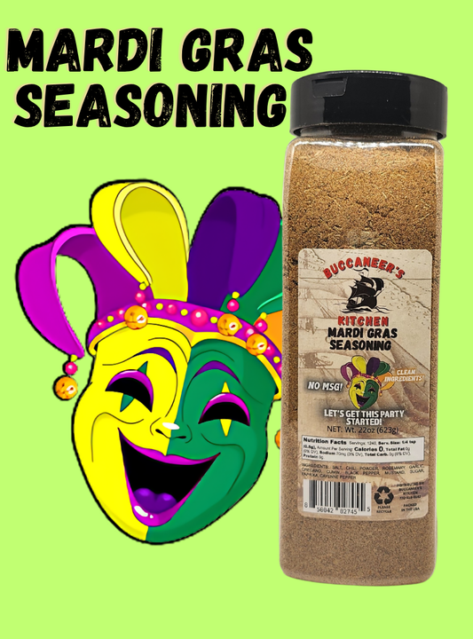 Mardi Gras Seasoning Buccaneer's Kitchen