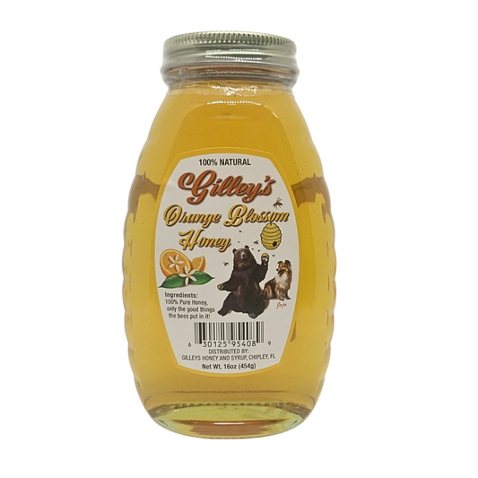 Gilley' 16oz Orange Blossom Honey