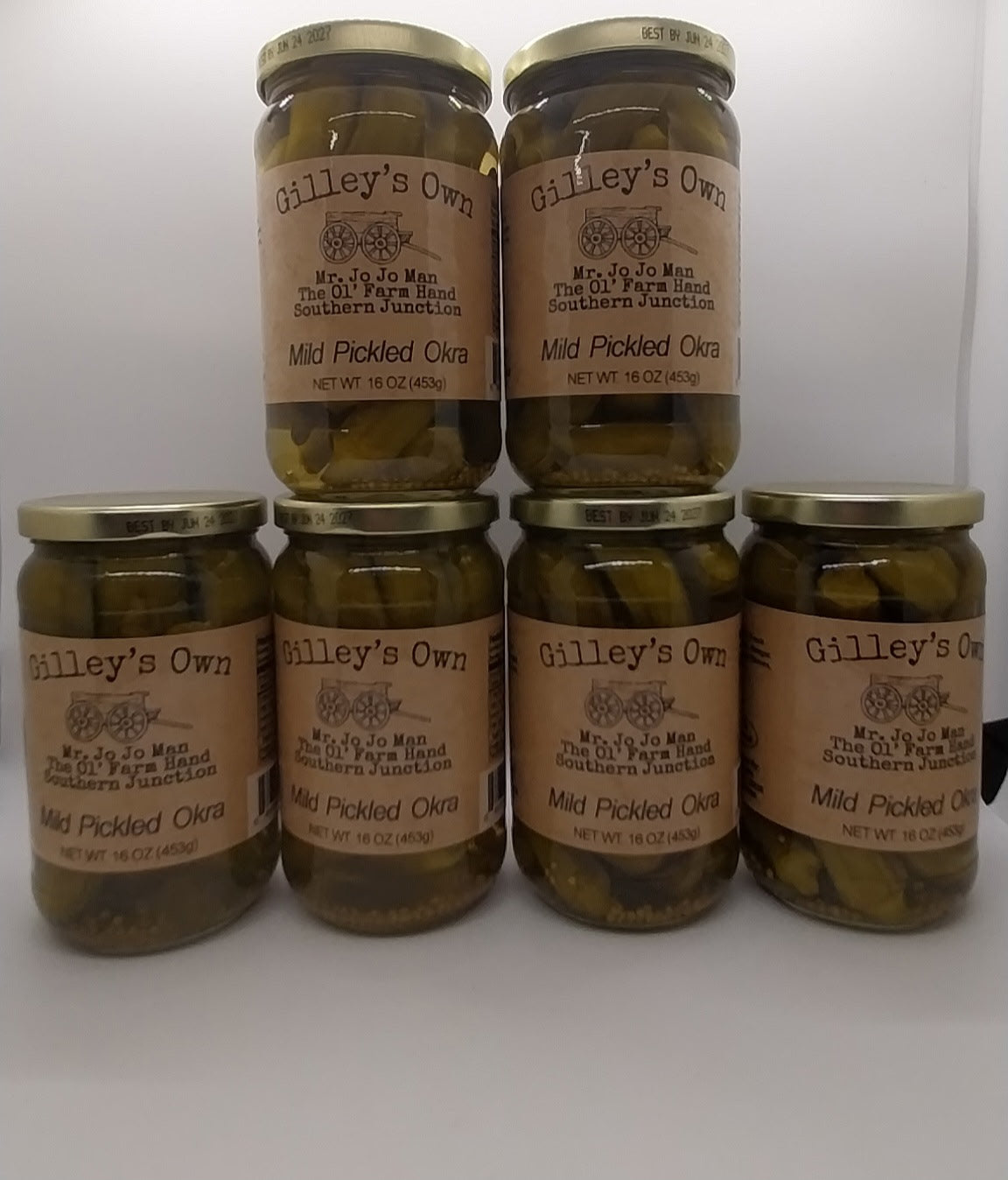 Gilley's Own 20oz Mild Pickled Okra