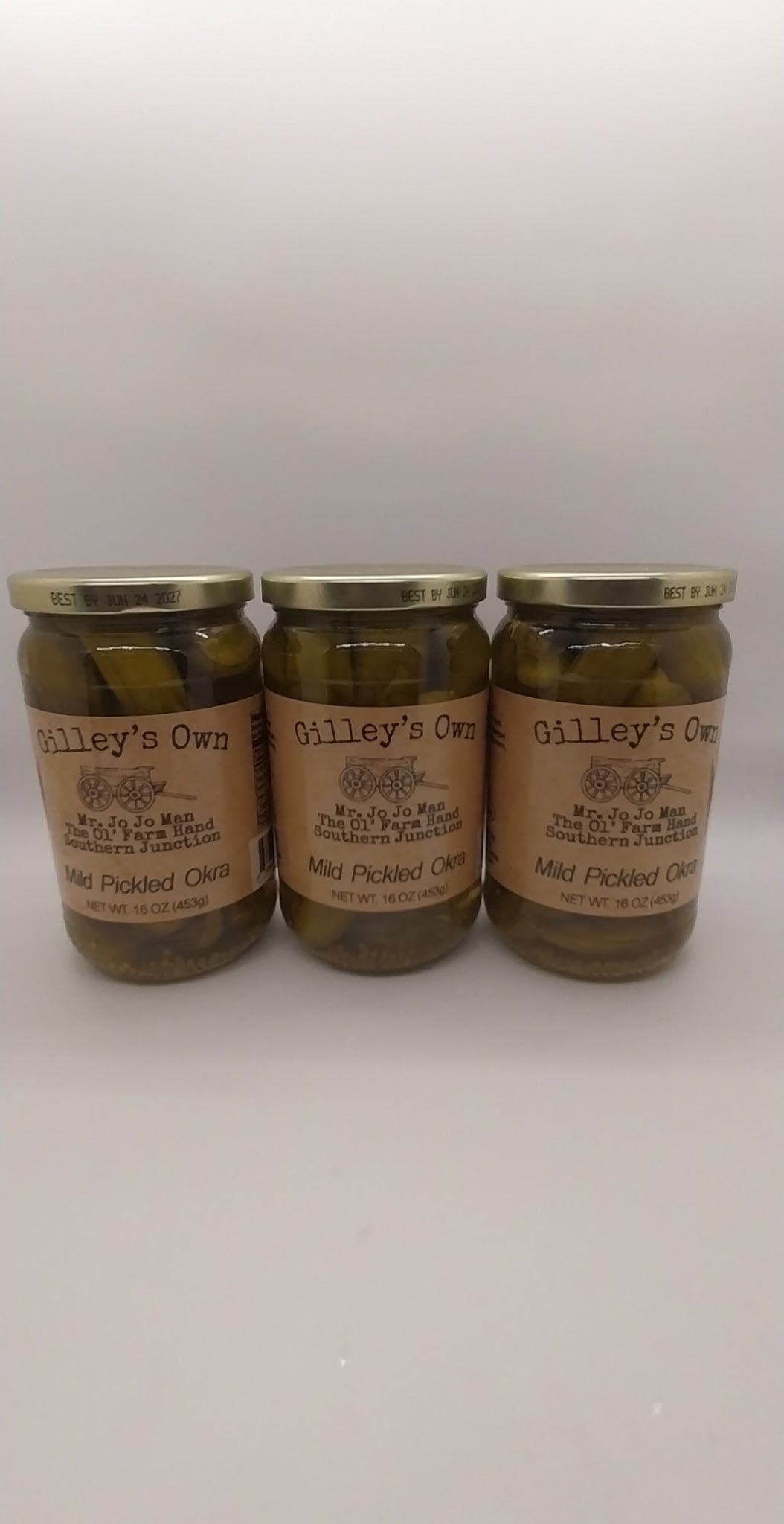 Gilley's Own 20oz Mild Pickled Okra