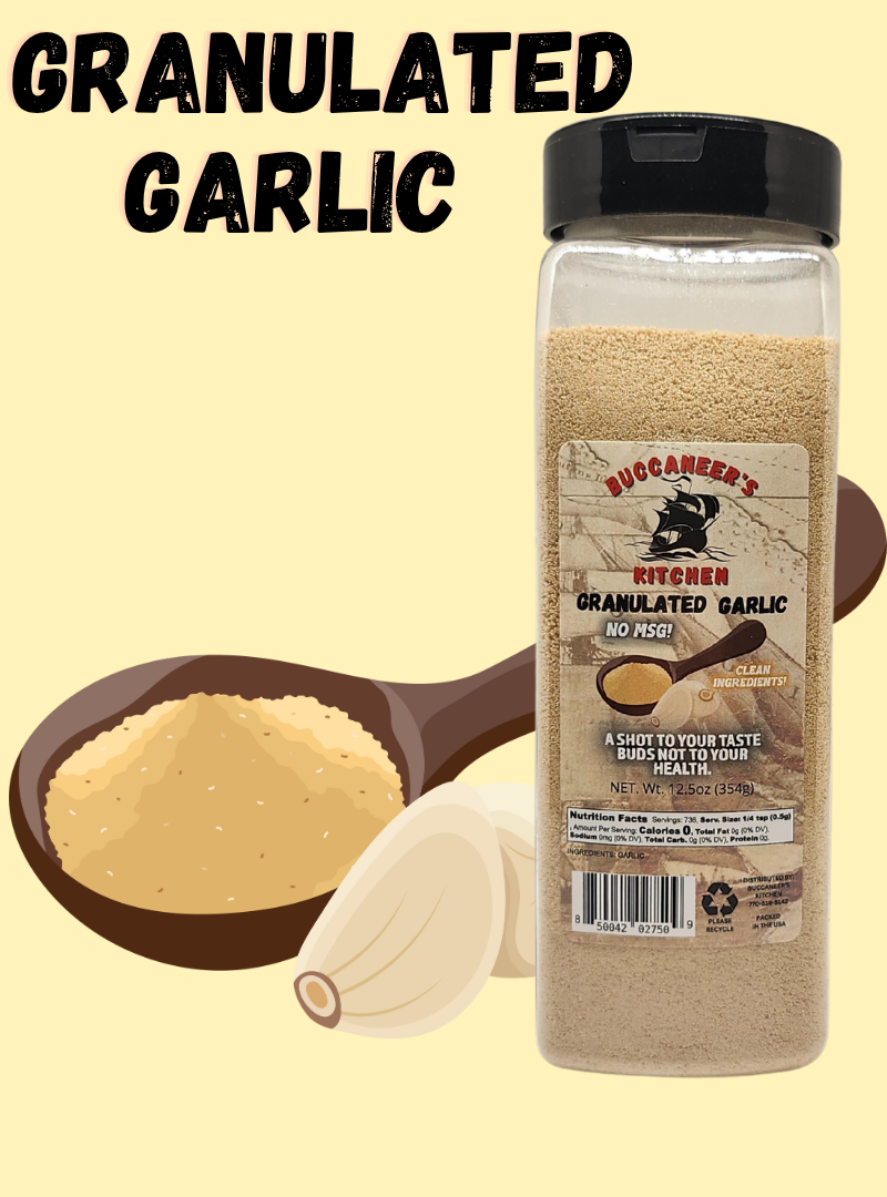 Granulated Garlic Buccaneer's Kitchen