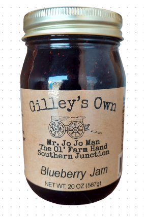 Gilley's Own 20oz Blueberry Jam