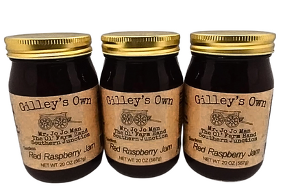 Gilley's Own 20oz Seedless Red Raspberry Jam