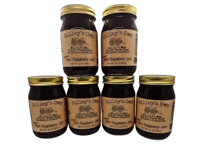 Gilley's Own 20oz Seedless Red Raspberry Jam