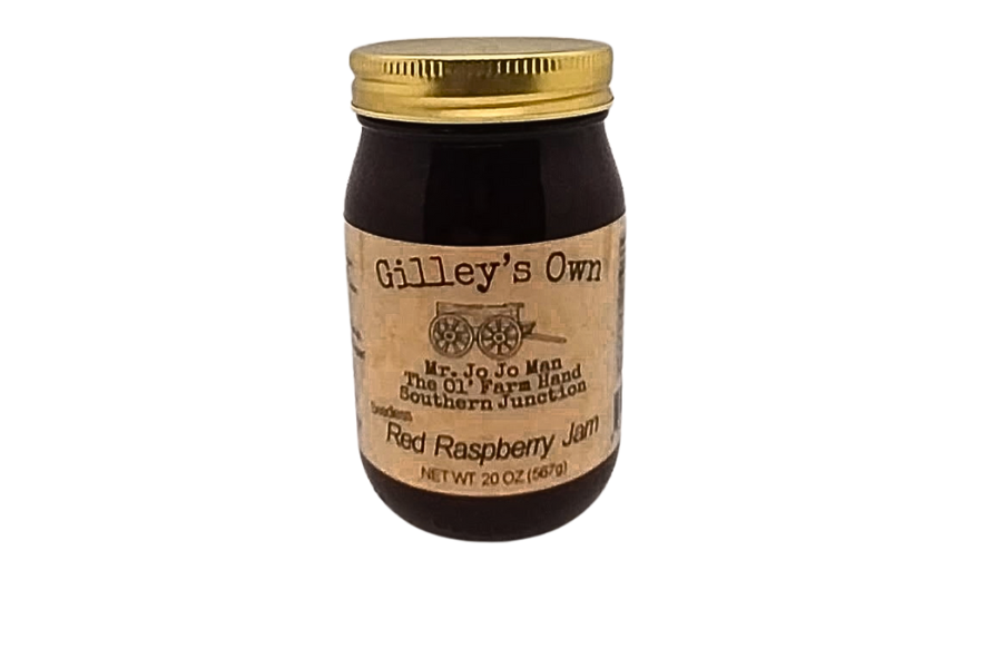 Gilley's Own 20oz Seedless Red Raspberry Jam