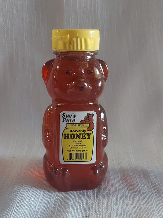Sues 12oz Bear Honey