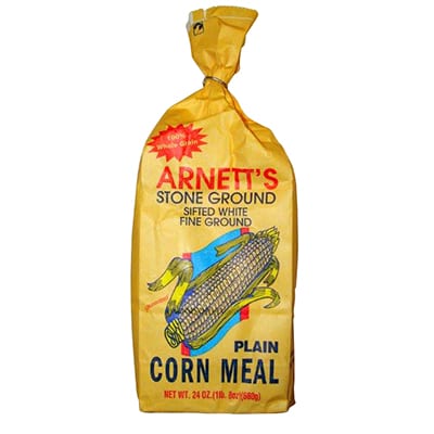 Arnetts Stone Ground Plain Corn Meal pack 1.5lb
