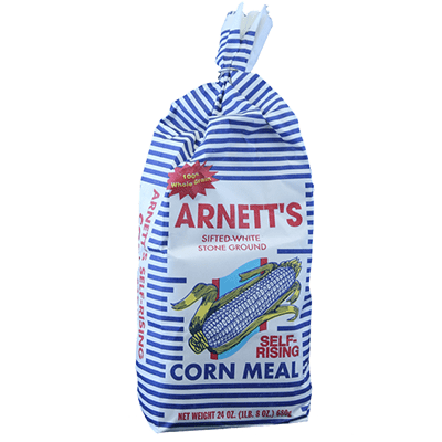 Arnetts Stone Ground White Self-Rising Corn Meal 1.5lb