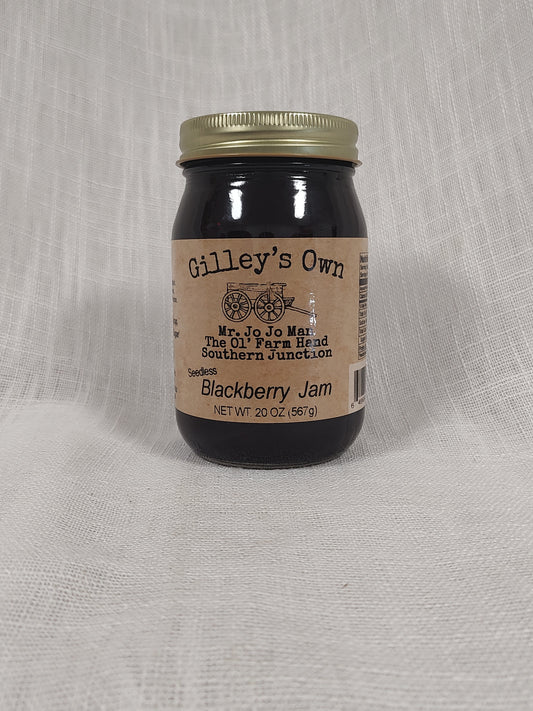 Gilley's Own 20oz Seedless Blackberry Jam